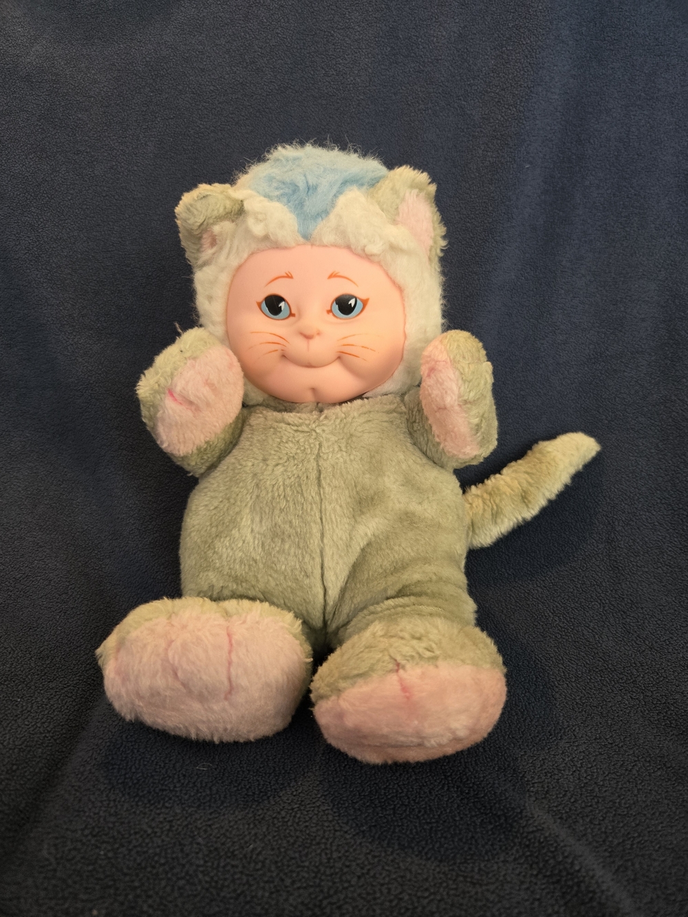 Vintage 1985 Cat Plush Doll Animal Toy